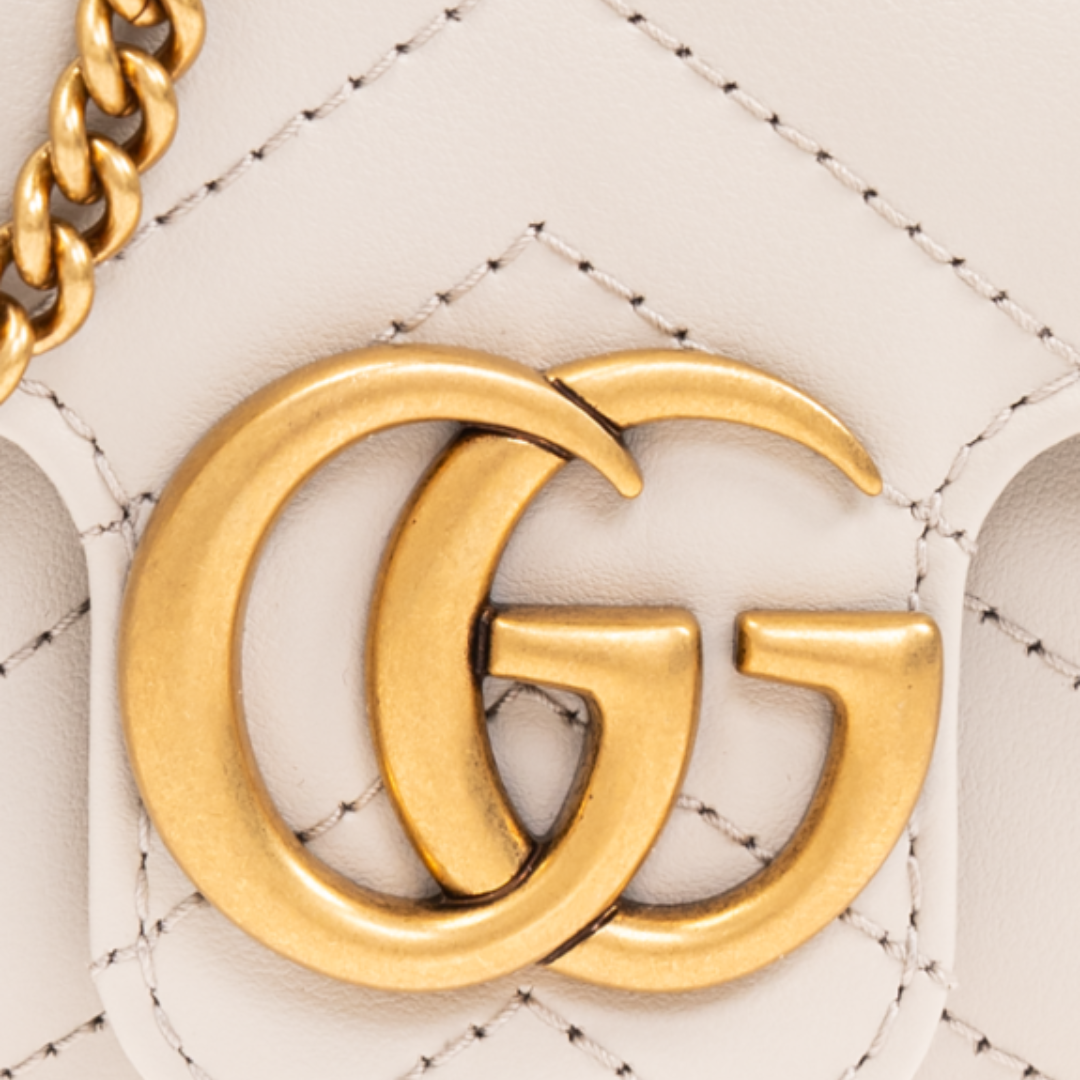 Gucci Marmont Super Mini Bag - Grey
